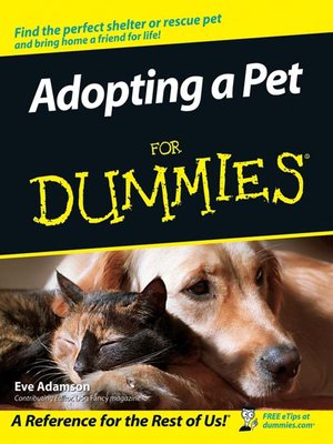 cover image of Adopting a Pet For Dummies